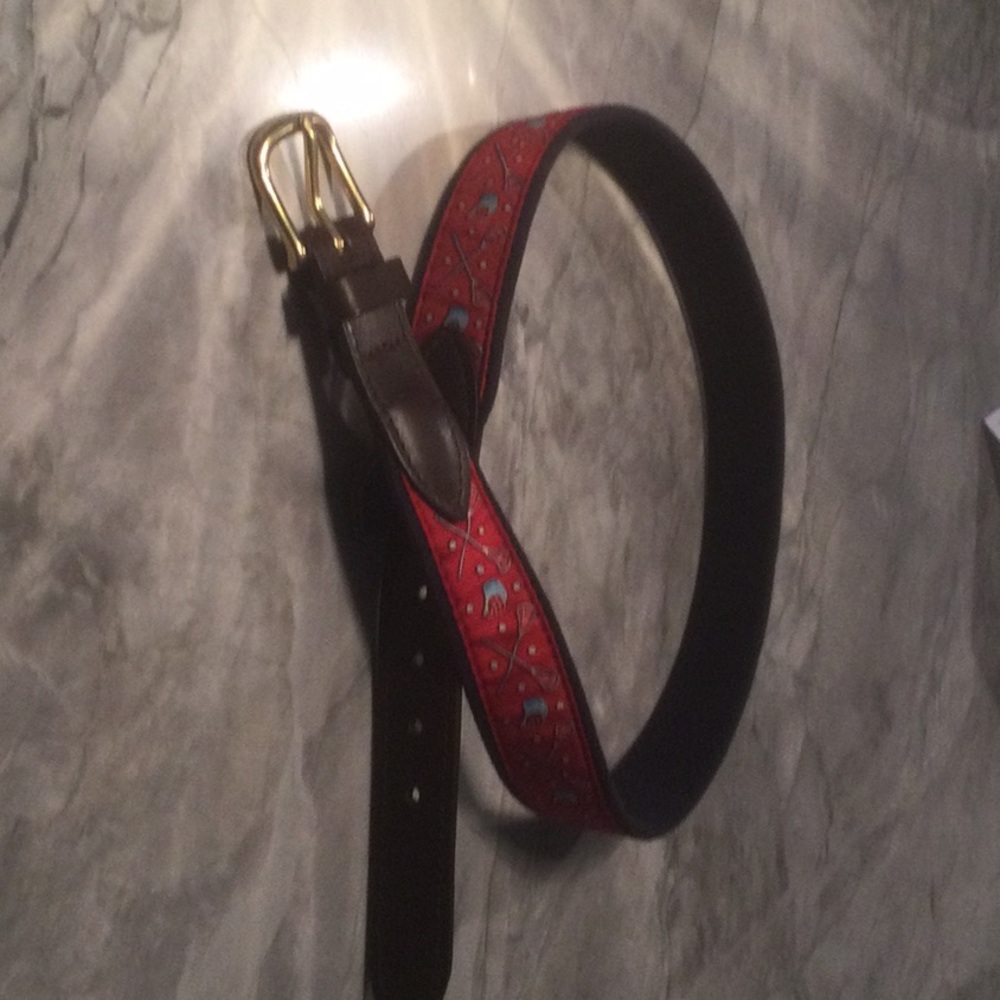 Vineyard vines lacrosse fabric belt. Size 30 very good condition